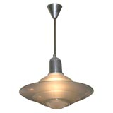 French Industrial Ceiling Fixture