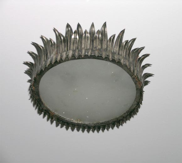 Silvered Crown Shape Fixture
