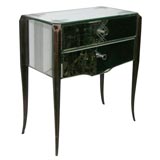 Mirrored Two Drawer Stand