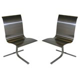 Pierre Folie Steel Dining Chairs