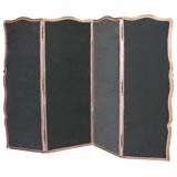 Continental 19th Century 4 Panels Gilt Wood Screen