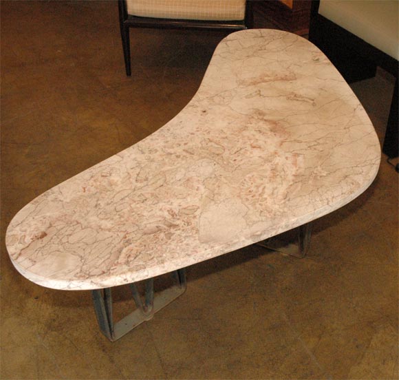 Unknown Coffee table in the manner of Jean Royere boomerang shape