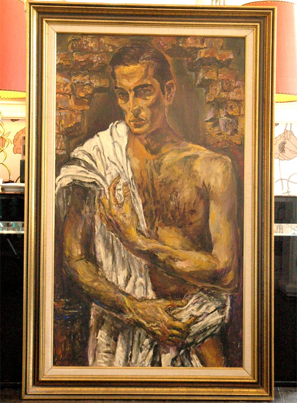 Stunning Mid-Century European Portait
