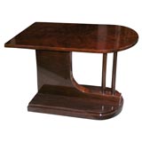 Art Deco Burled Walnut Side Table