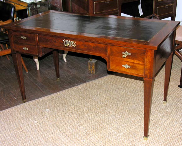 A mahogany Directoire desk