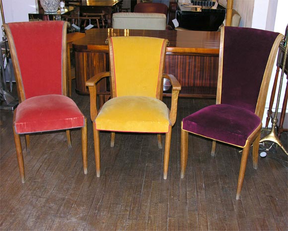 A set of ten dining chairs, Jacques GARCIA