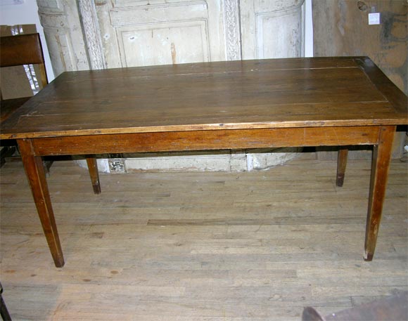 Farm Table with copper top added