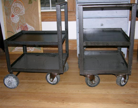 Pair of Foundry Carts
