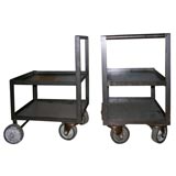 Pair of Foundry Carts