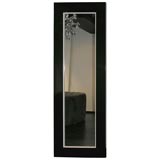 Black 
 White Lacquer Mirror
