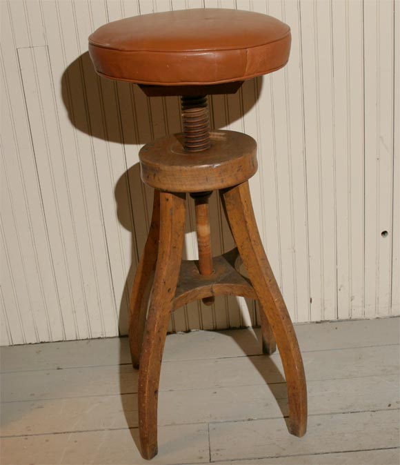 Artist's Studio Stool In Good Condition In Hudson, NY