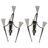 Pair of sconces by Pierre Marchand.