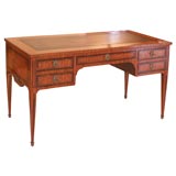 Antique Parquetry Bureau Plat