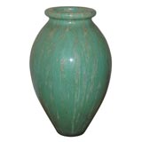 A Green Galloway Ceramic Floor Vase.
