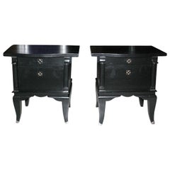 Pair French 1940's Night Stands