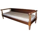 19th Century American Hired-Hands Bed