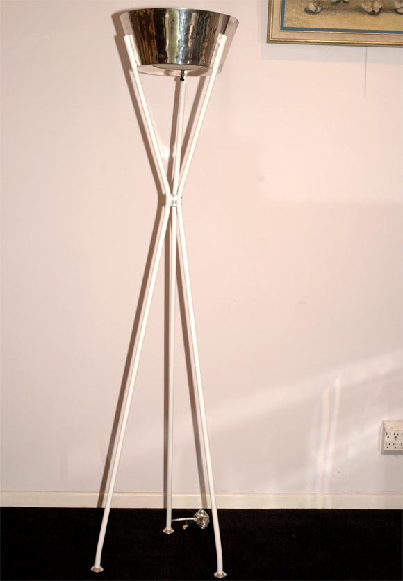 A Pair of Stylish "Tripod" Floor Lamps