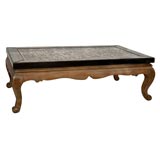 An Antique Mirror-Tiled Cocktail Table in the Chinese Taste An Antique Mirror-Tiled Cocktail Table in the Chinese Taste