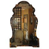 Chippendale Style Horn and Bone Mirror
