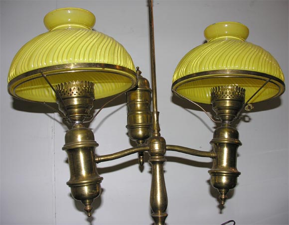 Brass student lamp 2