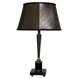 #3428 Small Scale Silver and Marble Lamp #3428 Small Scale Silver and Marble Lamp