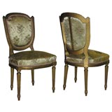 Pair Louis XVI Style Side Chairs