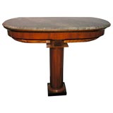 Pedestal Console Table