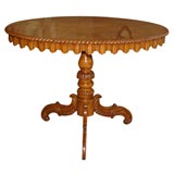 Antique Gothic Revival Pedestal Table