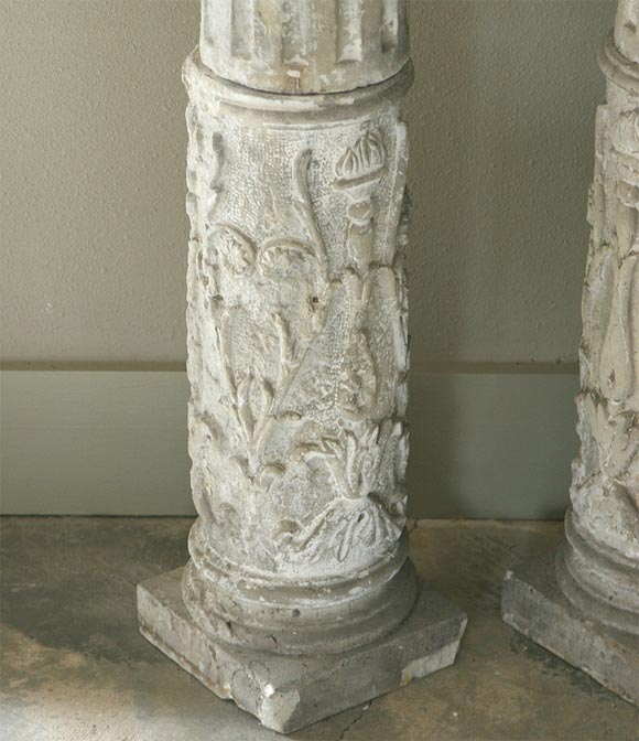 19th Century Pair of French Columns For Sale