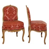 Antique Set of Ten Louis XV Style Beechwood Chairs
