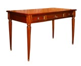 French 1940's Desk with Original Leather Top