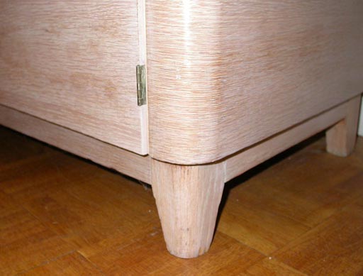 American 1940's Limed Oak Sideboard
