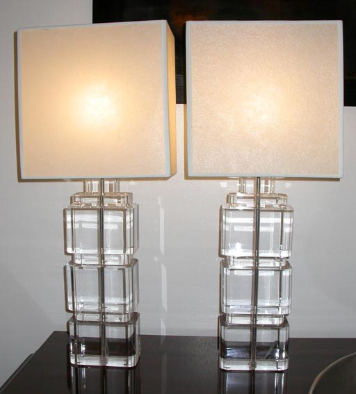 Paramount Lamp in Lucite