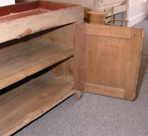 19th Century old country dry sink
