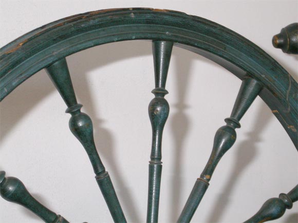 18th Century and Earlier 19THC  SPINNING WHEEL