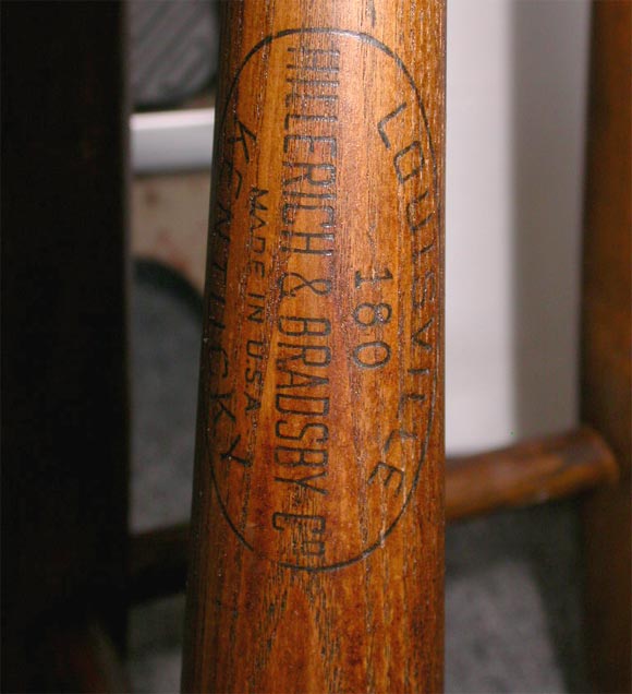 Wood Vintage Baseball Bat Bar Stools