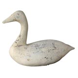 Antique 19th century wooden goose