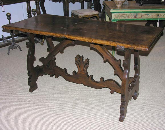 17th century Italian trestle table
