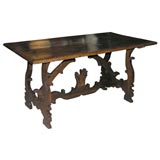 17th century Italian trestle table