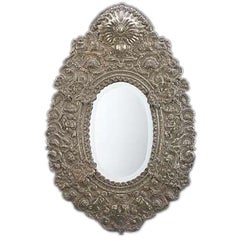 18th century spanish colonial  silver frame