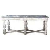 Zinc-topped table