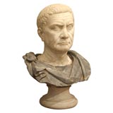 18th c. Marble Bust - Caesar Augustus