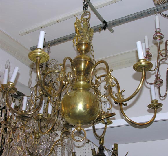 exquisite bronze chandelier