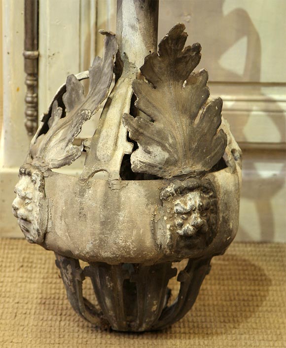 French lead garden or roof finial.
