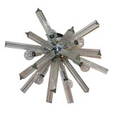 Used A Venetian Snow Flake Flush Mount / Sconce (3 avail.)