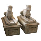 Cast Stone Whippets