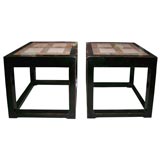 Pair of side table designed by Larry Cottrell