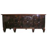 An Exceptional Four Door Art Deco Macassar Ebony Sideboard