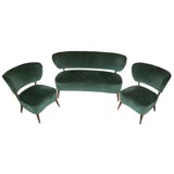 A Three Piece Lounge Set in the style of Billy Haines