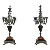 Antique Pair of candelabra